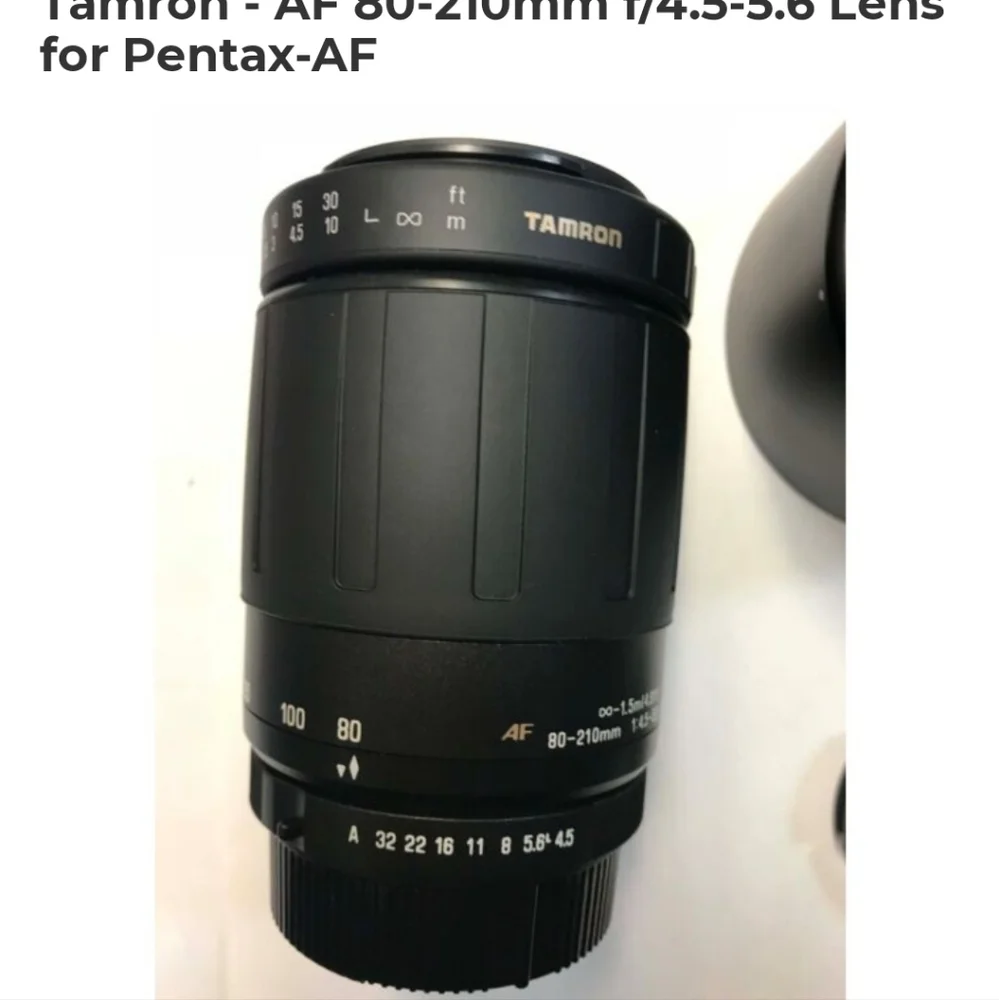 TAMRON - AF - 80 f/ 4.5-5.6 Lens for Pentax- AF